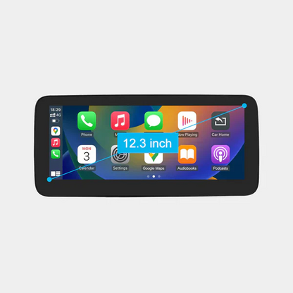 Pantalla multimedia para coche con sistema operativo Apple CarPlay y Android Auto Linux de 12,3 pulgadas para Mercedes-Benz ML GL 